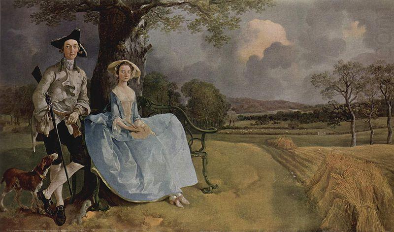 Thomas Gainsborough Mr and Mrs Andrews china oil painting image